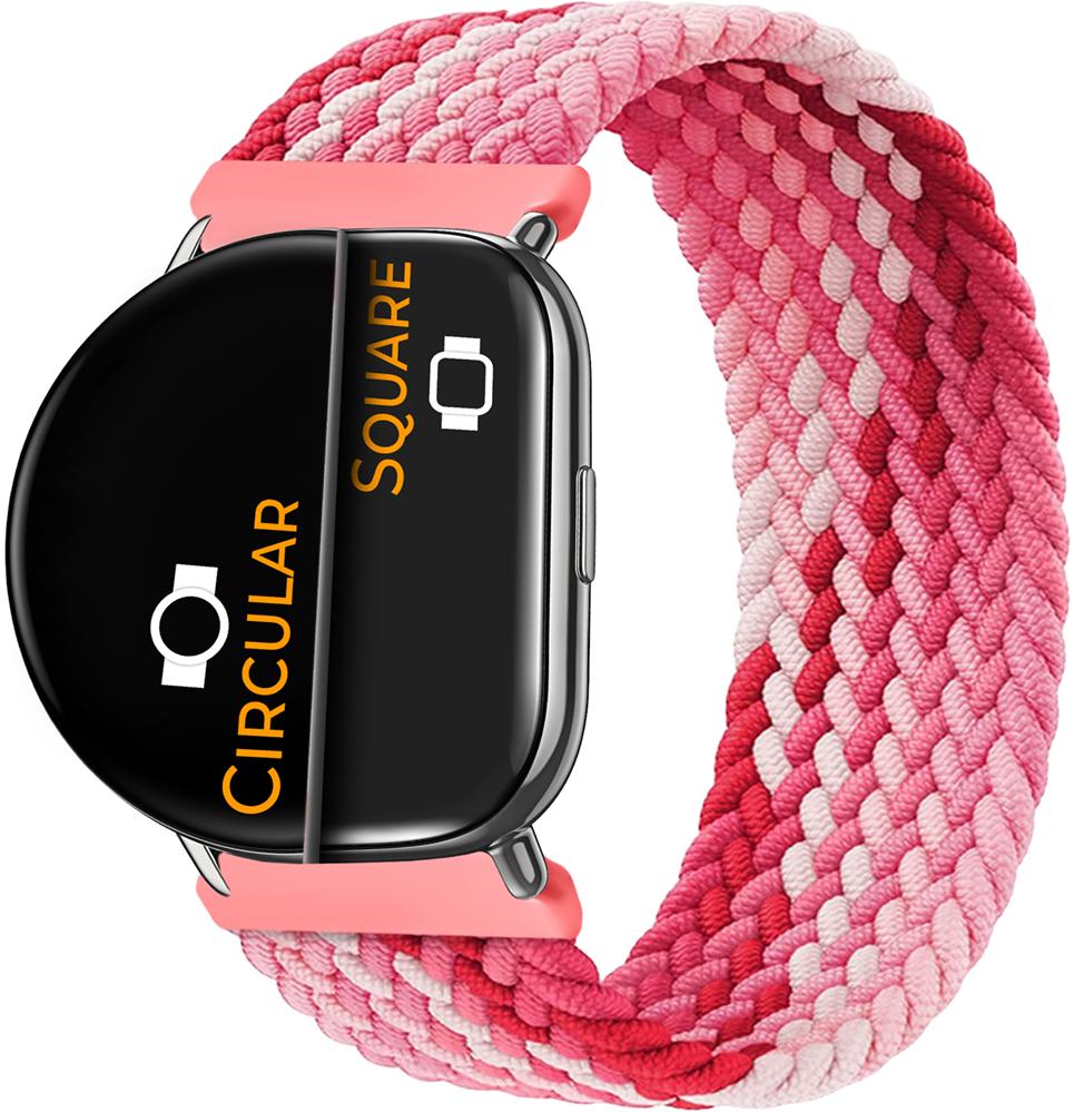 Ремешок Solo Loop Multi для ZEPP E Square/Circular (135 мм) Pink/White (26346-52) Ремешок Solo Loop Multi для ZEPP E Square/Circular (135 мм) Pink/White (26346-52)