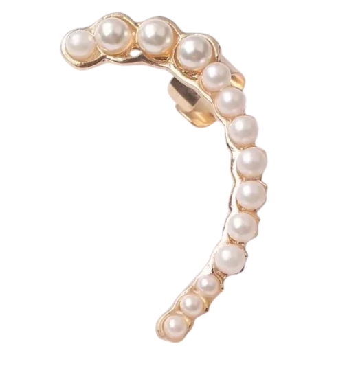 каф кліпс на вухо з перлинами (1590576660)