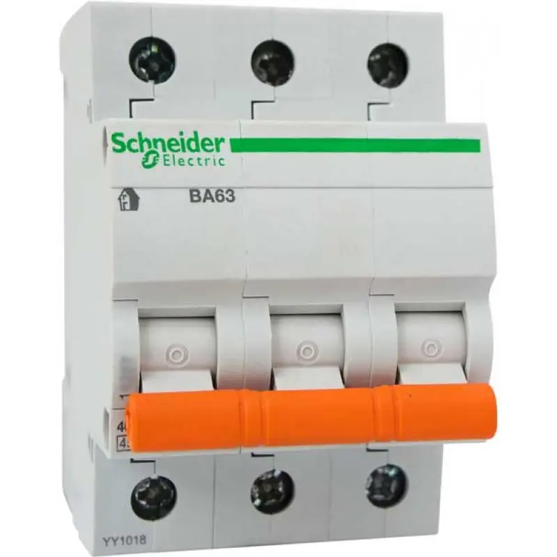 Автоматический выключатель Schneider Electric для дома 3P 40A C 4,5kA ВА63 11227 (2212871250)