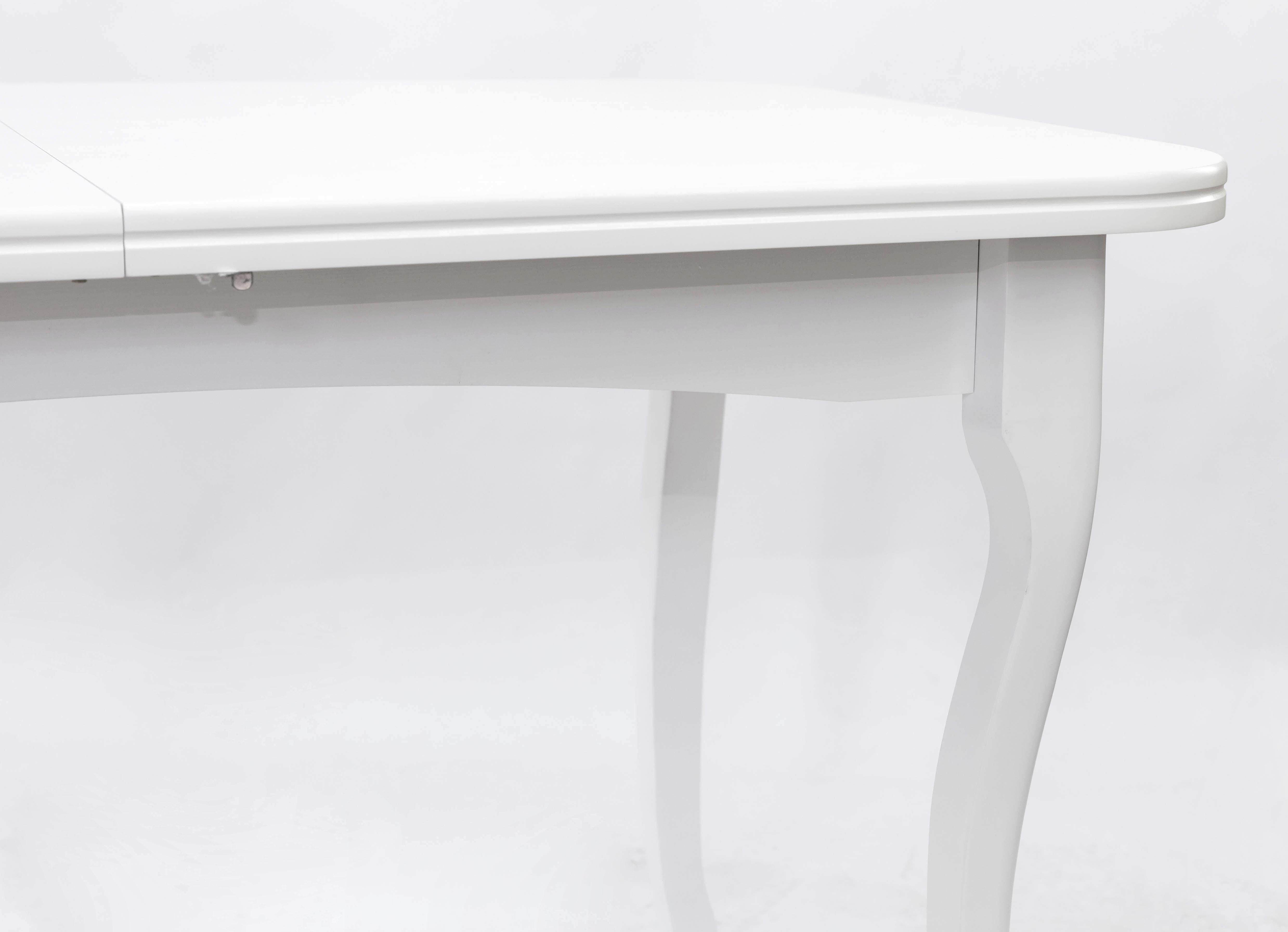 Обеденный стол Ультра Соренто 1300/1700х780х760 мм Белый (GAА0047891) - фото 5 Обеденный стол Ультра Соренто 1300/1700х780х760 мм Белый (GAА0047891) - фото 5