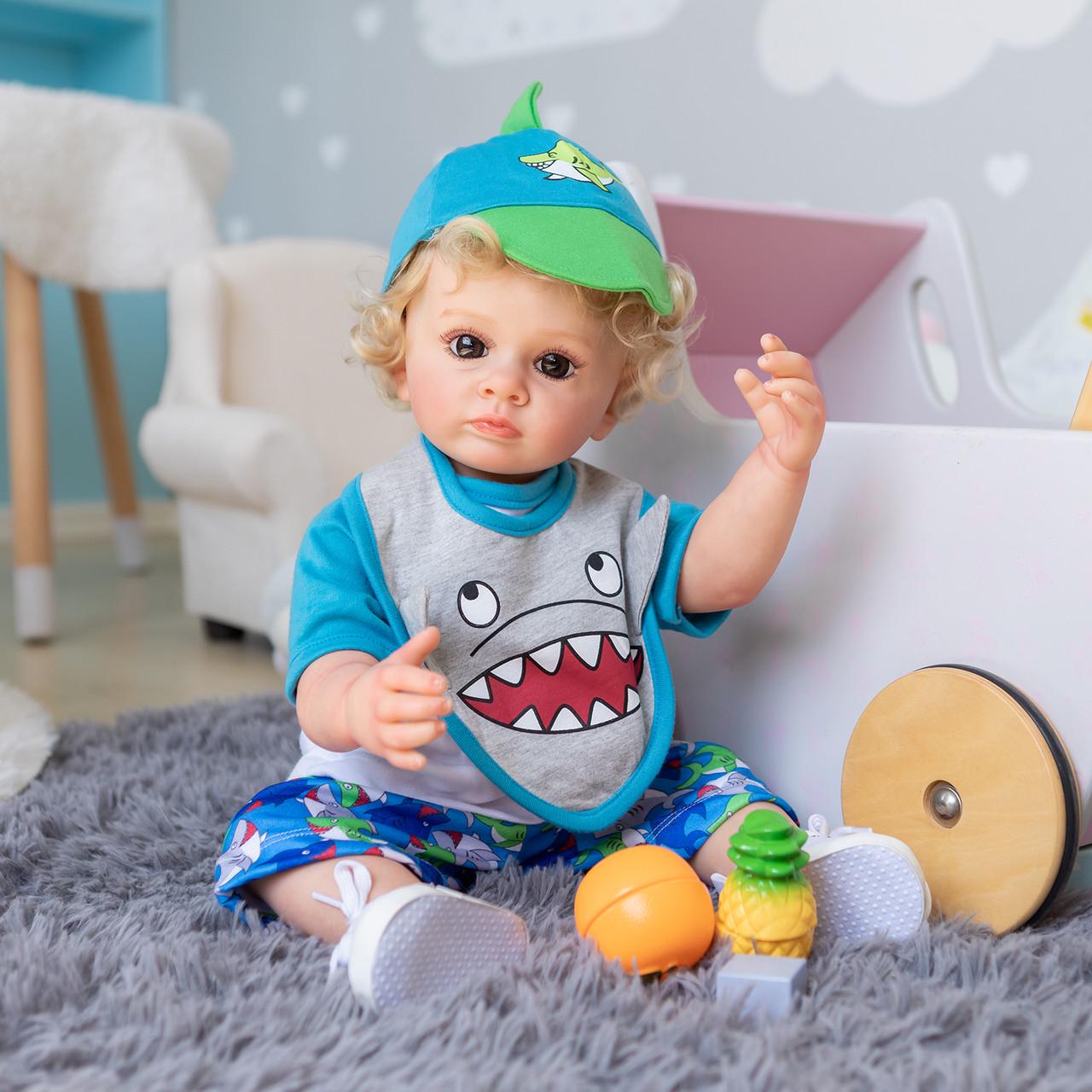 Кукла Реборн Марко с анатомичной 3D-кожей винил-силикон 55 см - фото 5