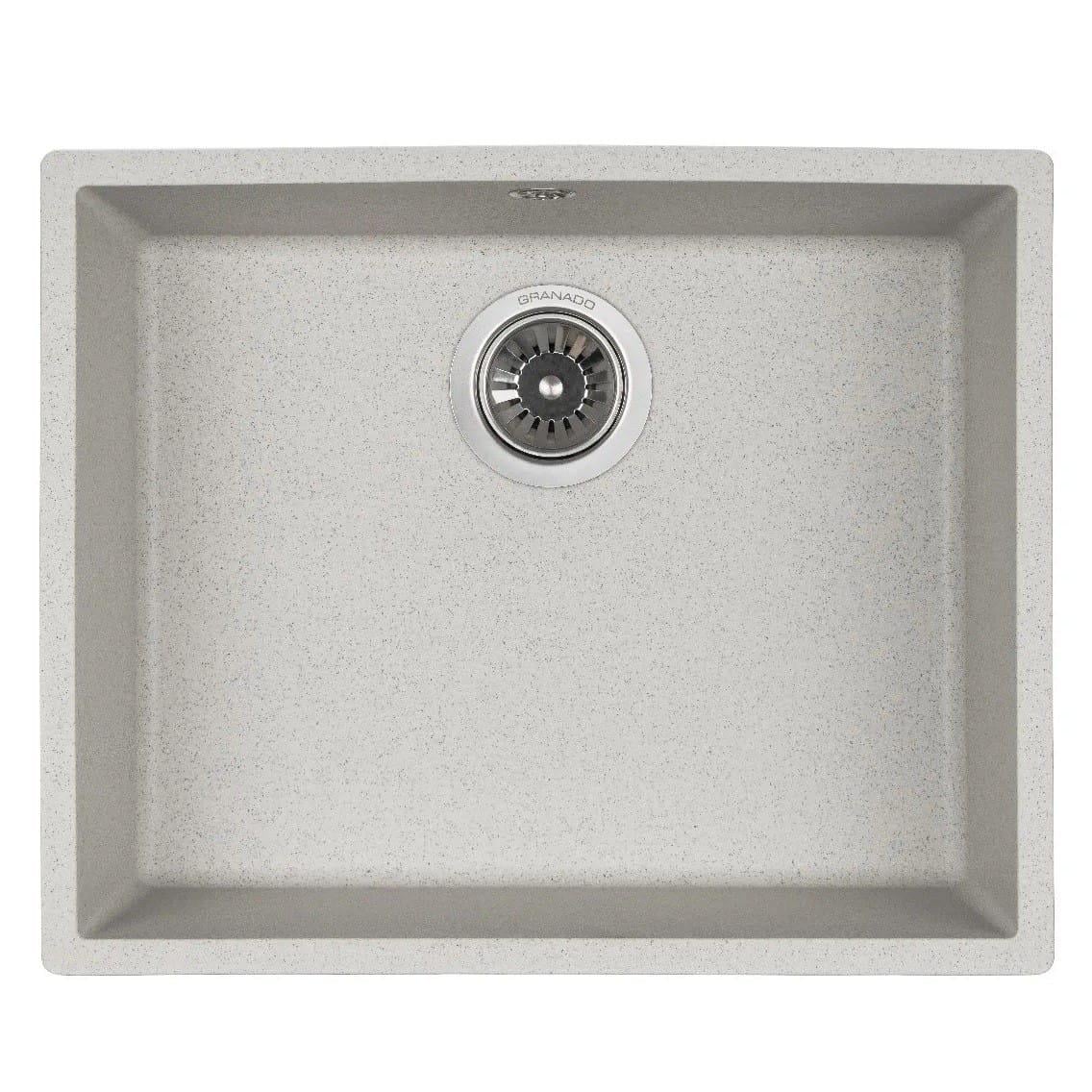 Мойка для кухни гранитная GRANADO Under top Max 535x435 мм прямоугольная врезная Светло-серый матовый (GRA-10278)