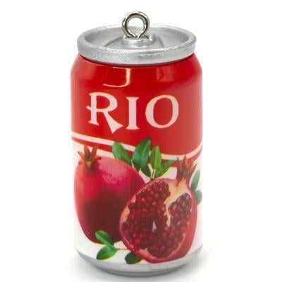 Подвеска брелок в виде банки RIO гранат 45х23 мм 1 шт. (ПД4523р10)