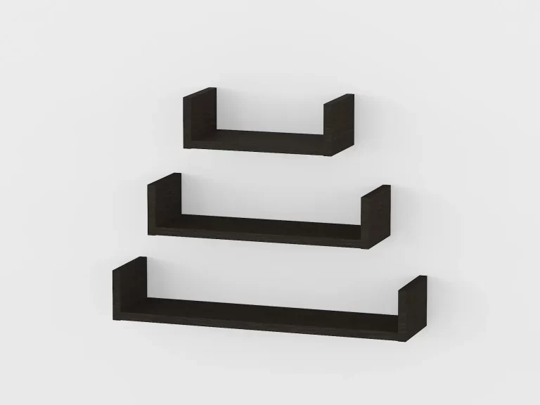 Комплект полок навесных GT-37 600х150х100 мм Венге Магия - фото 2 Комплект полок навесных GT-37 600х150х100 мм Венге Магия - фото 2