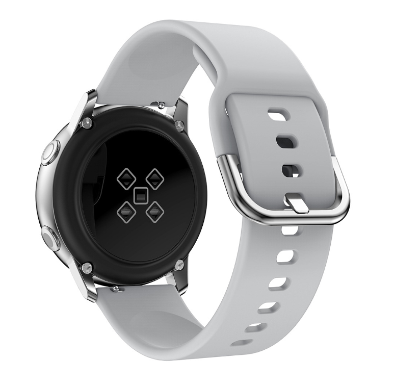 Ремешок для смарт-часов Sport Style Active силиконовый 20 мм Светло-серый (2096P)