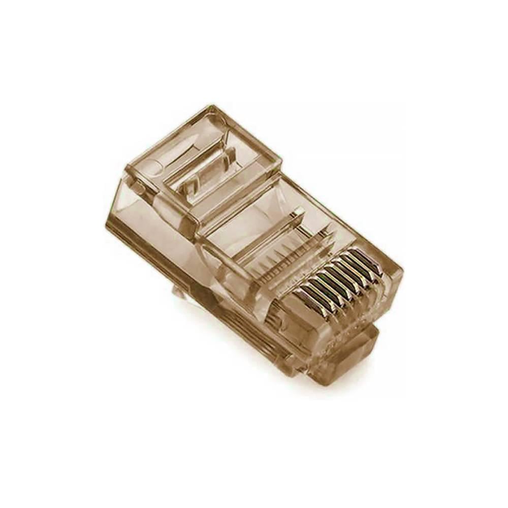 Конектор Merlion RJ-45 8P8C UTP Cat-5 Q100 100 шт. Brown (34220) Конектор Merlion RJ-45 8P8C UTP Cat-5 Q100 100 шт. Brown (34220)