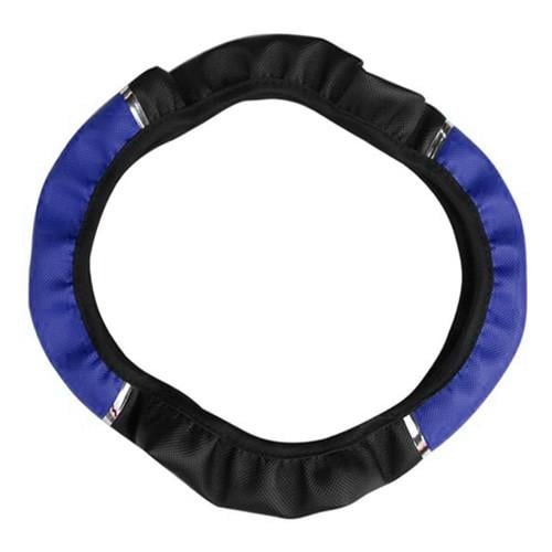 Оплетка чехол на руль 38 см Blue/Black