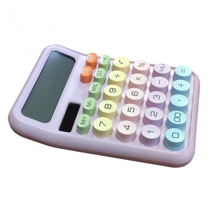 Калькулятор Karuida KK-2280 12-ти розрядний середній Різнокольоровий (30151379ER) - фото 2