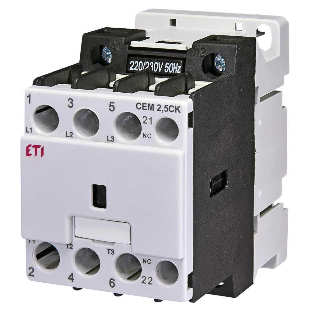 Контактор ЕТІ CEM 2,5CK.01 2,5 кВар 400-440V (4643803)
