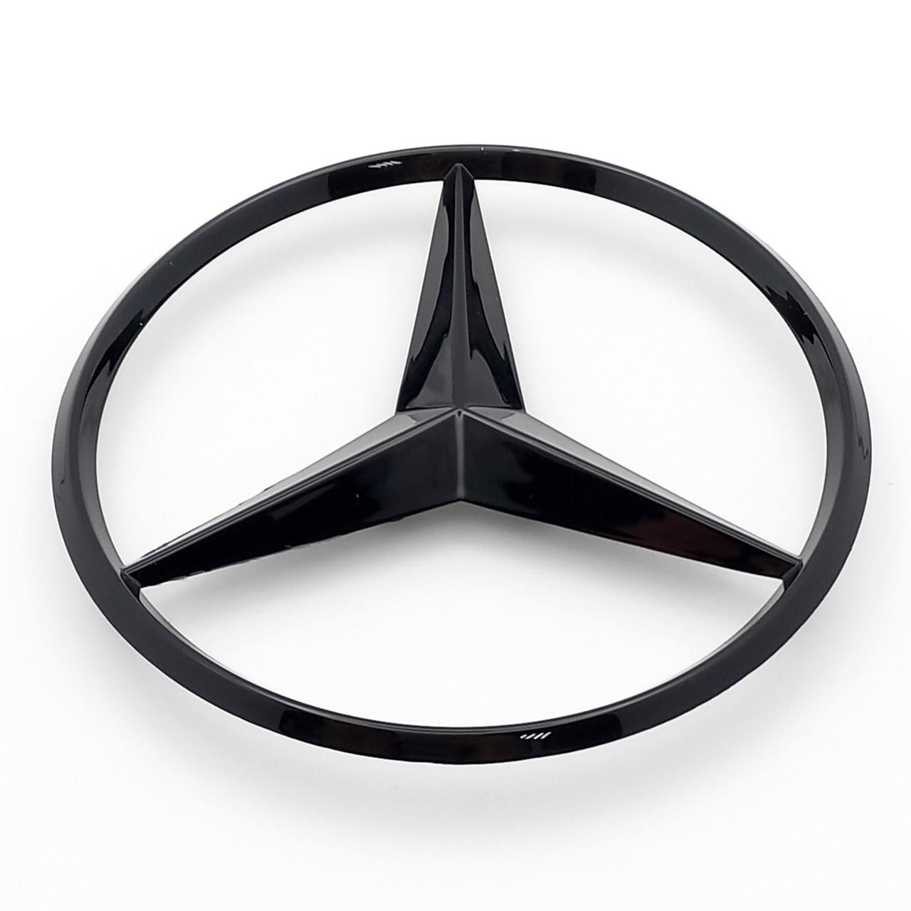Эмблема Mercedes 79х79 мм Черный (A204 758 00 58 C W204)