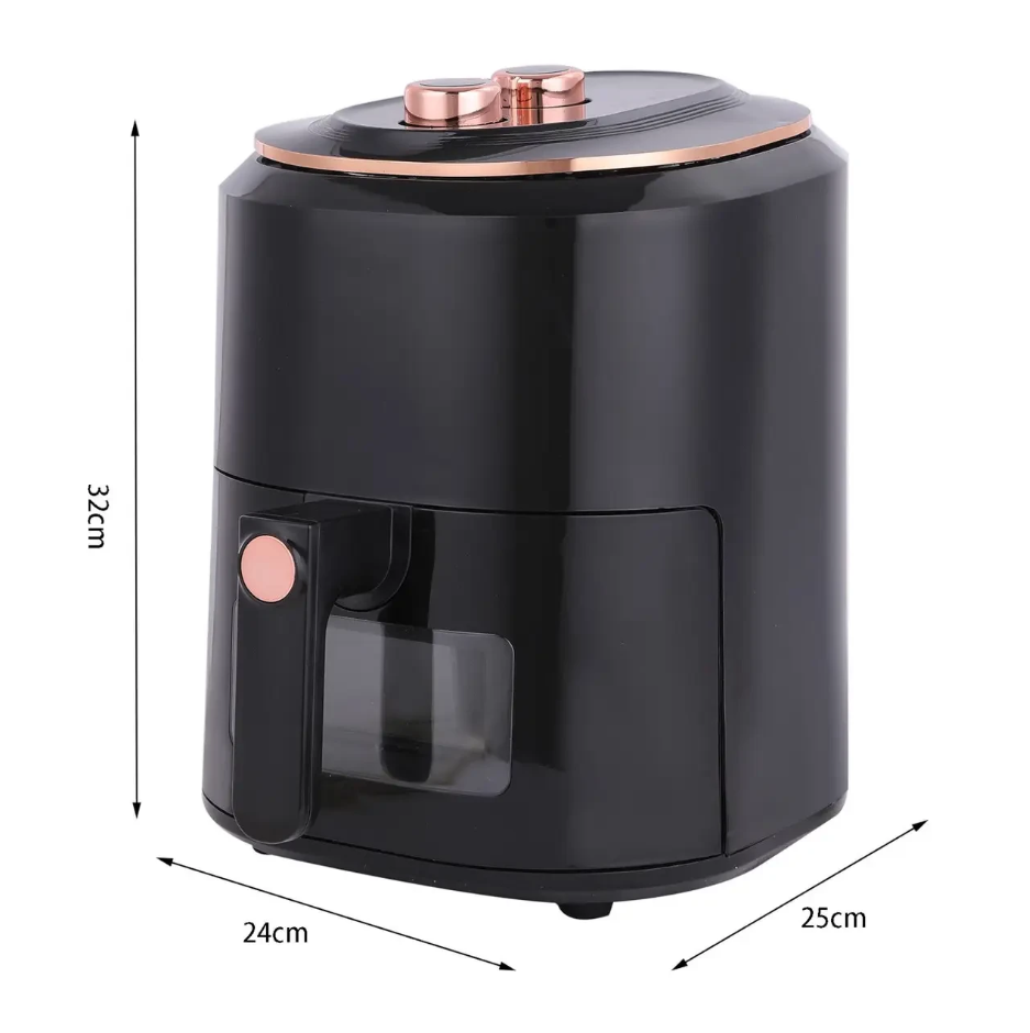 Аерогриль безмасляний з механічним керуванням Zepline з таймером 8 л 4200 Вт - фото 7 Аерогриль безмасляний з механічним керуванням Zepline з таймером 8 л 4200 Вт - фото 7