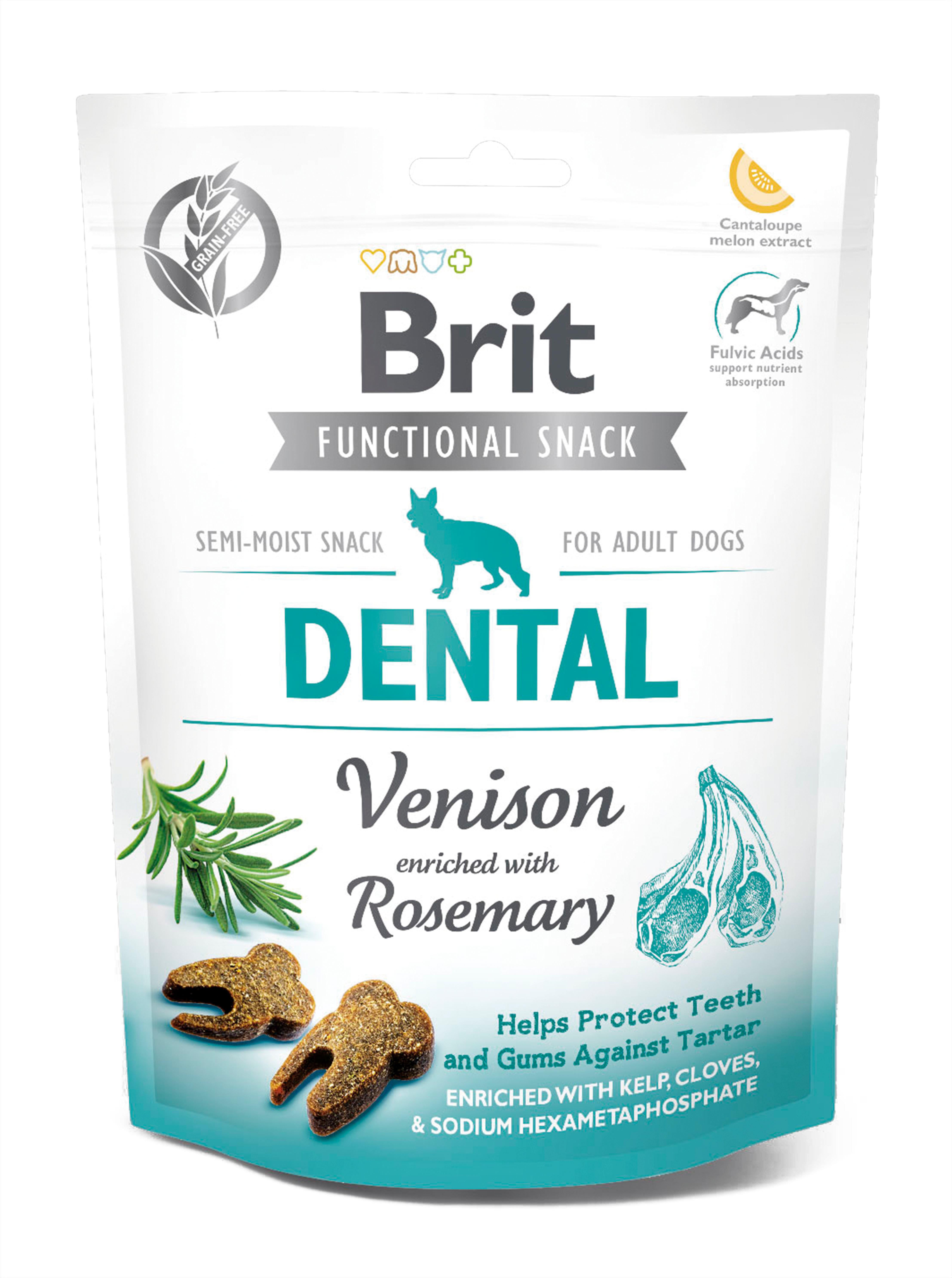 Лакомство для собак Brit Care Dog Dental Venison 150 г Лакомство для собак Brit Care Dog Dental Venison 150 г