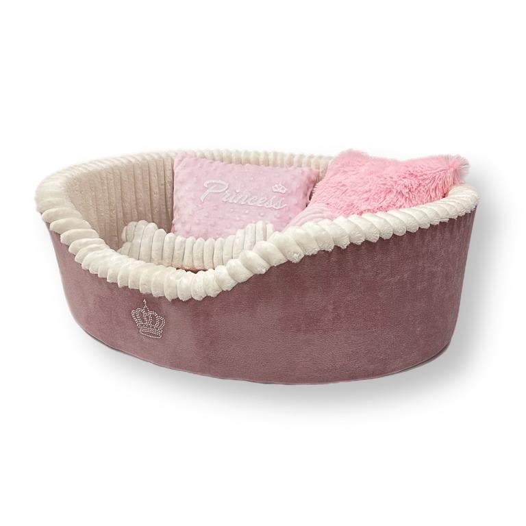 Лежанка для собак Amore mio Cane Брістоль Boutique до 16 кг 60х55х19 см (ОВ-0061)