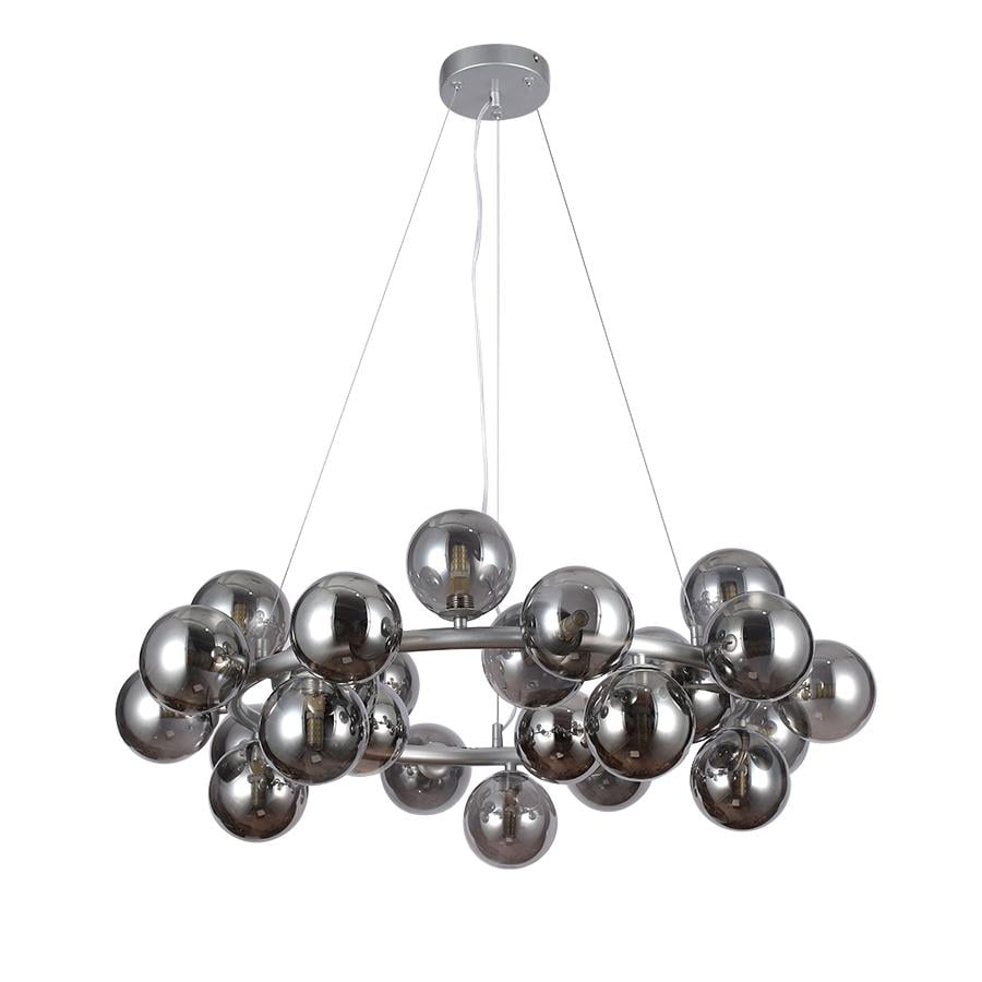 Люстра молекула подвесная Levistella 7841019-25 GAB/BK плафон черный Серебряный