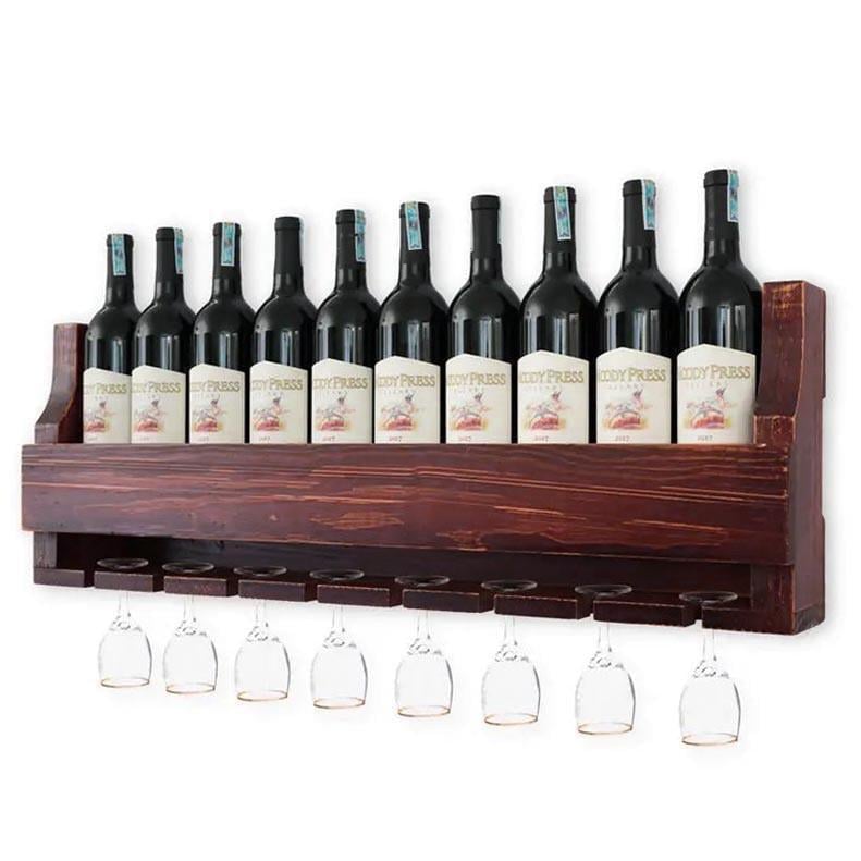 Полка для вина настенная из дерева Кенохара Савоярди (ПНК-019415)