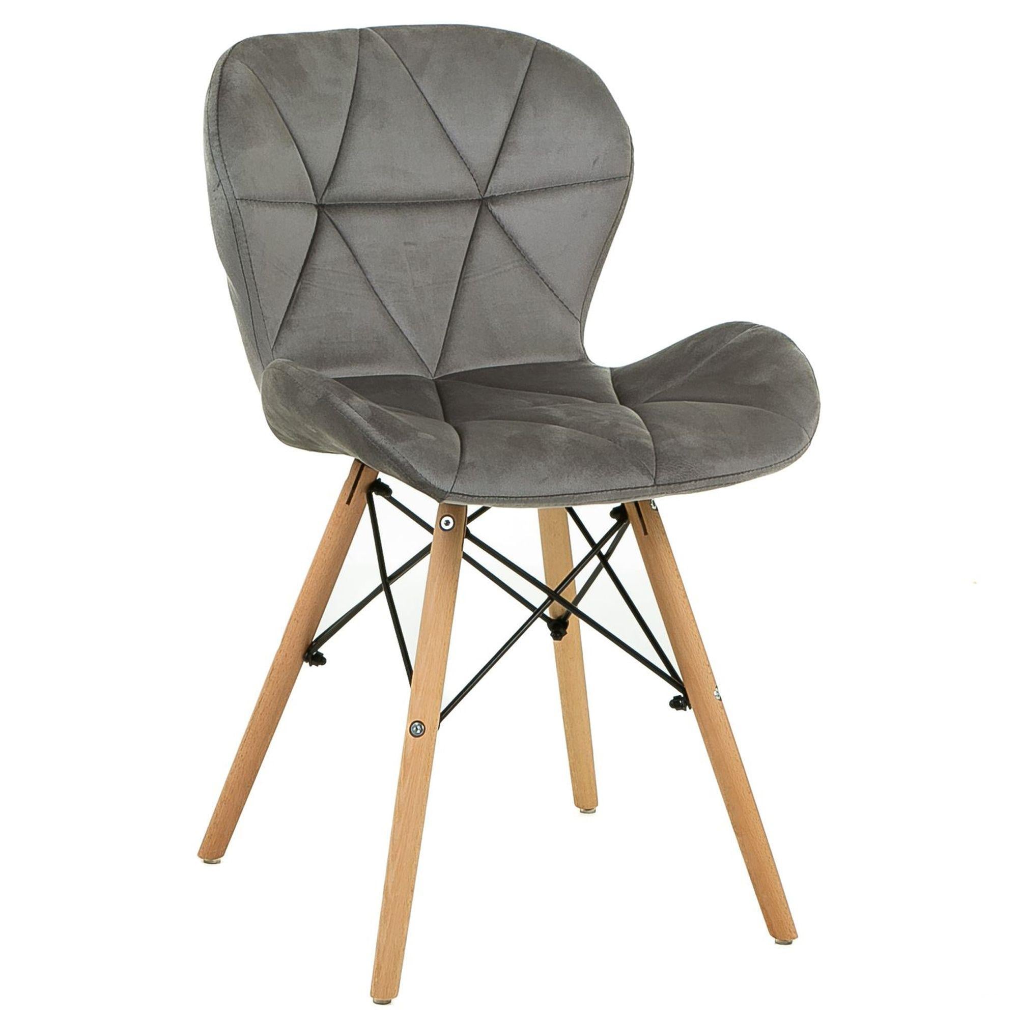 Стул AMF Betani-С вельвет Серый (555612)