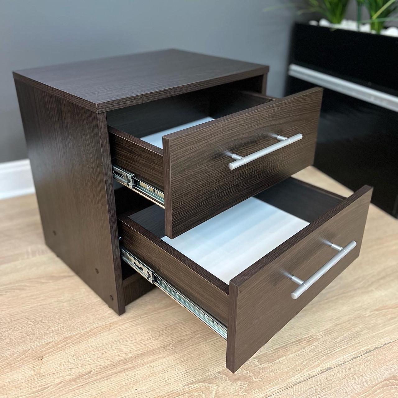 Тумба приліжкова Ексклюзив 450х450х350 мм Дуб Венге магія - фото 3 Тумба приліжкова Ексклюзив 450х450х350 мм Дуб Венге магія - фото 3