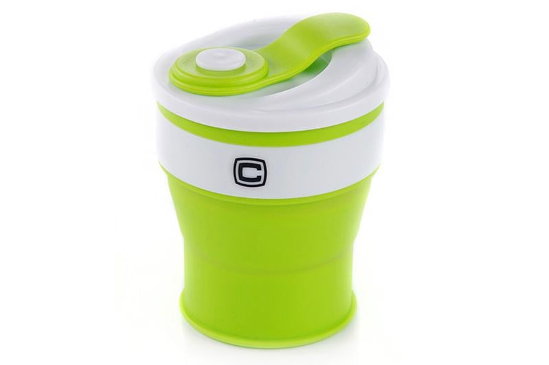 Чашка складна Сила з кришкою 350 мл Зелений (960570)