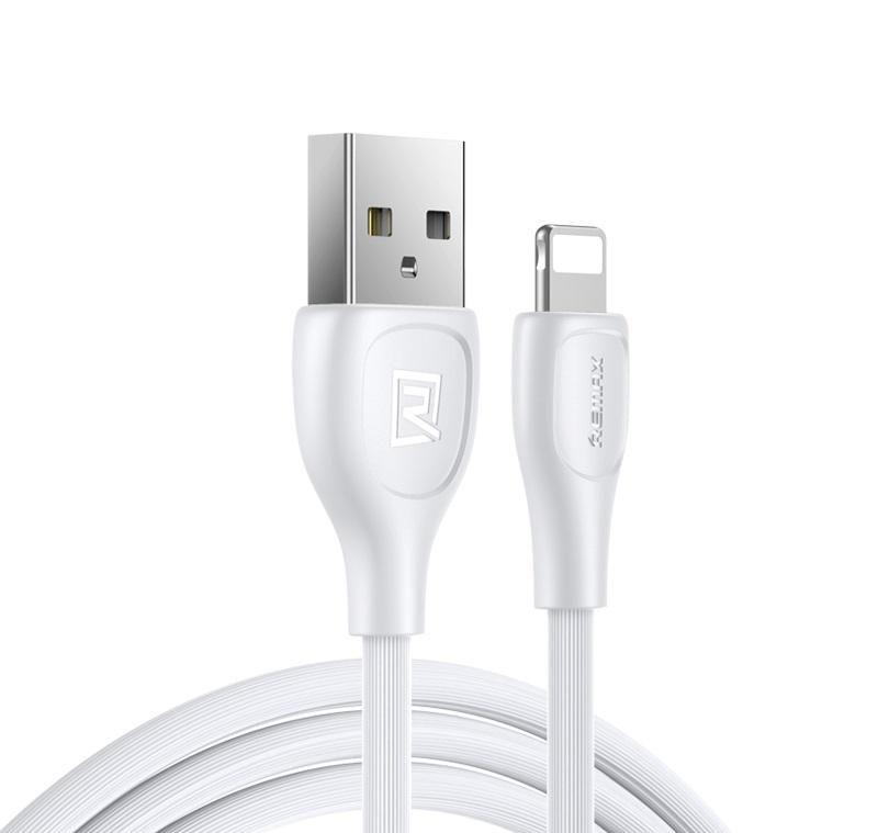 Кабель Remax Lesu Pro USB 2,0 to Lightning 2,1A 1 м Белый (RC-160i-w)