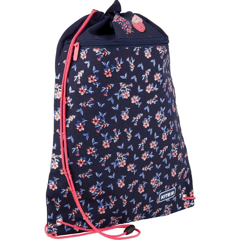 Сумка для обуви KITE Beauty с карманом 46x33 см Темно-синий (K20-601M-15)