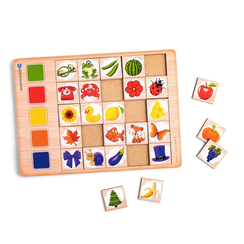 Пазлы деревянные Ubumblebees Ассоциации цвета-2 25 плашек 31х24 см (IP-177-P-141) Пазлы деревянные Ubumblebees Ассоциации цвета-2 25 плашек 31х24 см (IP-177-P-141)