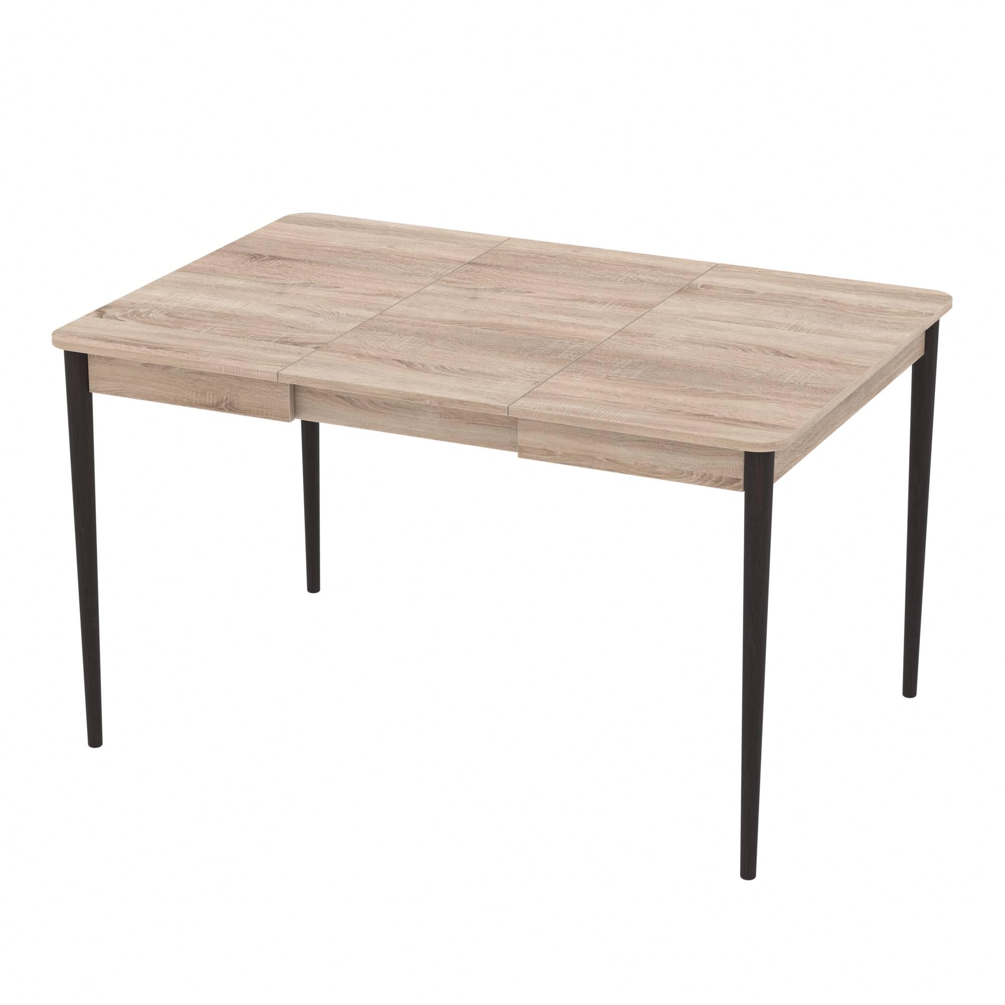 Стіл розсувний Неман Моно квадрат Дуб сонома/Венге (472005)