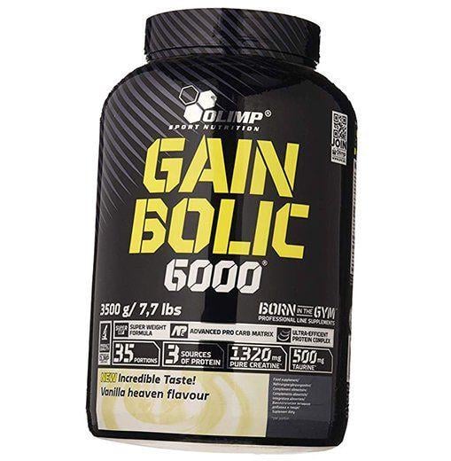 Гейнер с креатином Olimp Nutrition Gain bolic 6000 3500 г Ваниль (30283001)