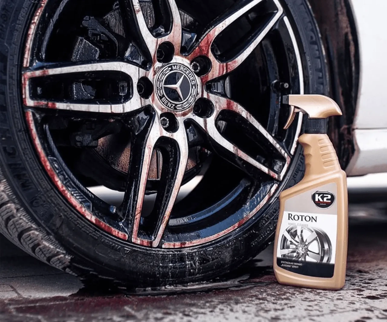 Очищувач колісних дисків К2 Roton для видалення стійких забруднень 700 мл - фото 5 Очищувач колісних дисків К2 Roton для видалення стійких забруднень 700 мл - фото 5