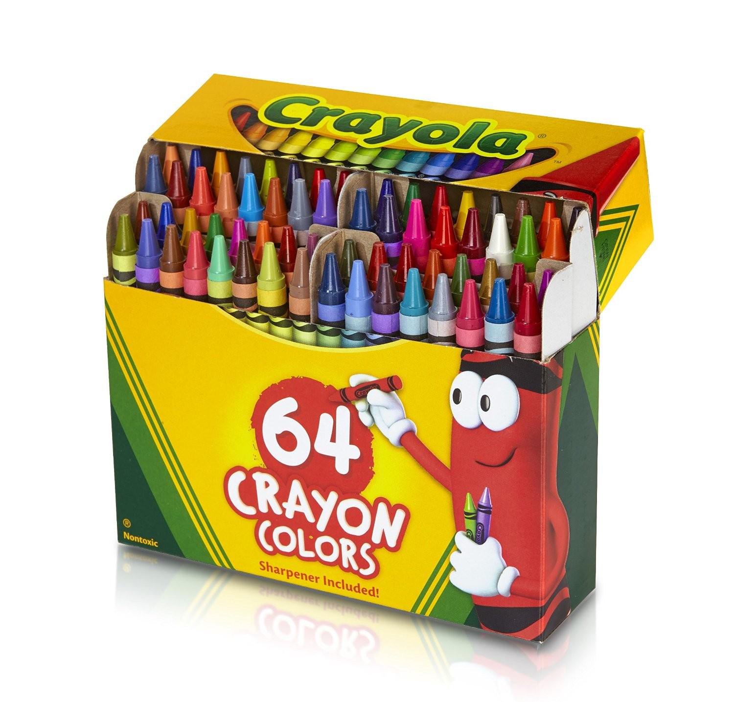 Восковые карандаши Crayons 64 шт. (CR01) - фото 1