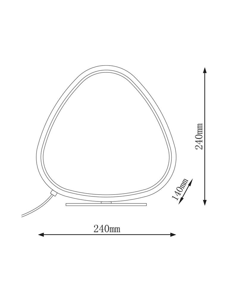 Настільна лампа Goldlux 334077 Petra LED 1x12W 4000K 1800Lm IP20 Чорний (G334077) - фото 4 Настільна лампа Goldlux 334077 Petra LED 1x12W 4000K 1800Lm IP20 Чорний (G334077) - фото 4