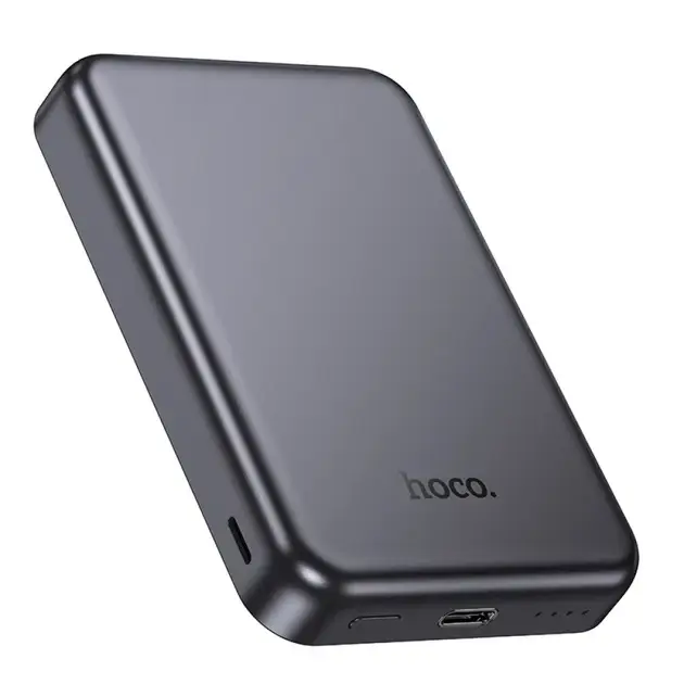 Батарея портативная Hoco J160 Magnetic 5000mAh Metal Gray Батарея портативная Hoco J160 Magnetic 5000mAh Metal Gray