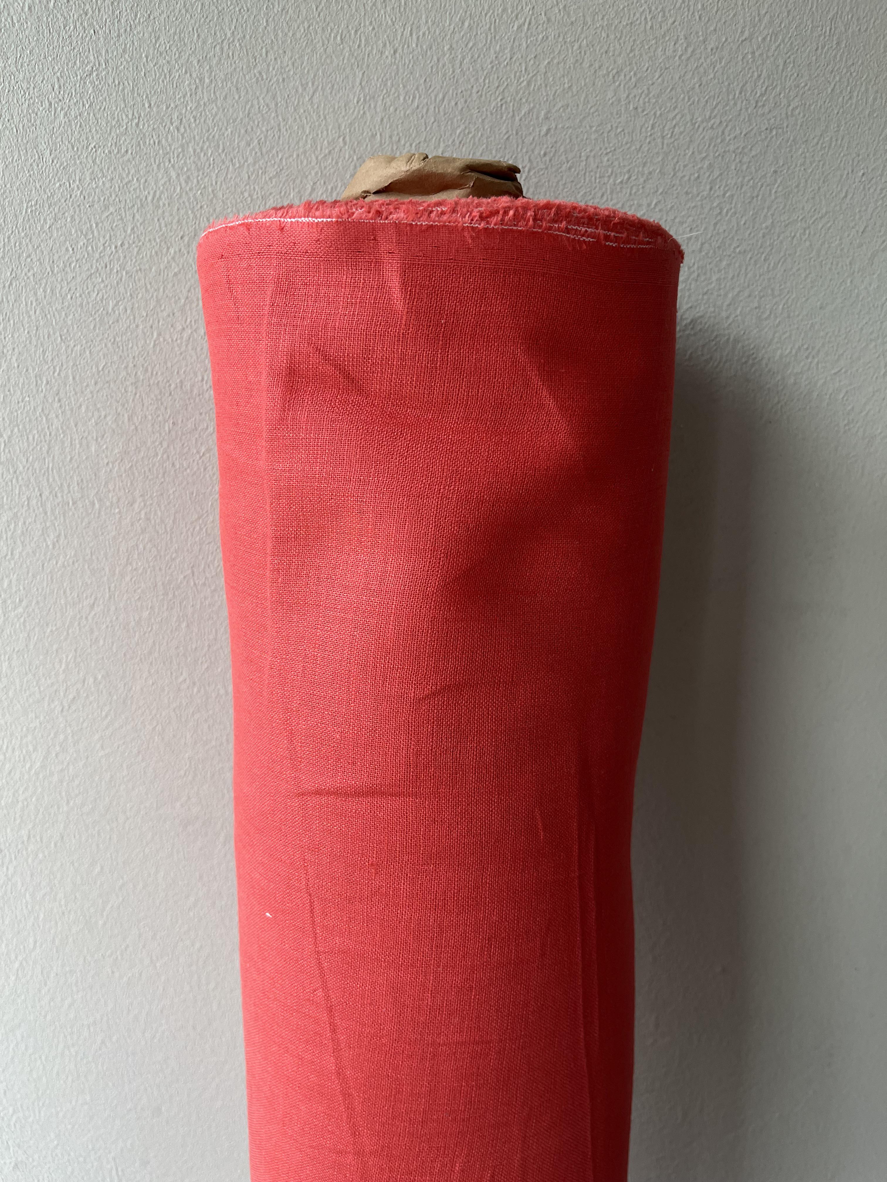 Ткань натуральная льняная марля Linen Plus 148 см 587 Красный - фото 3 Ткань натуральная льняная марля Linen Plus 148 см 587 Красный - фото 3