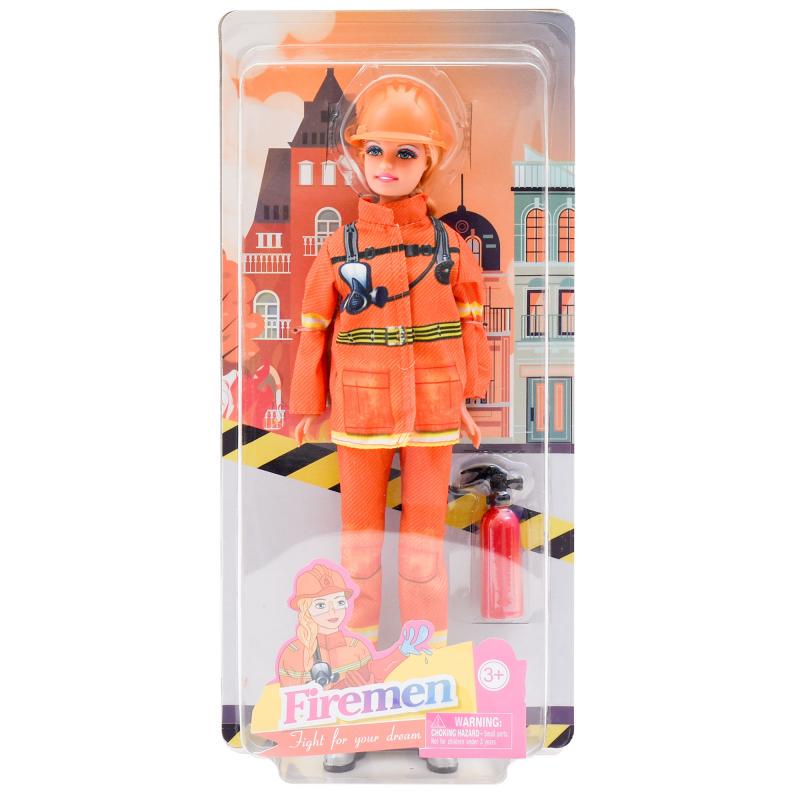 Лялька Defa Пожежний у помаранчевому костюмі (8461)