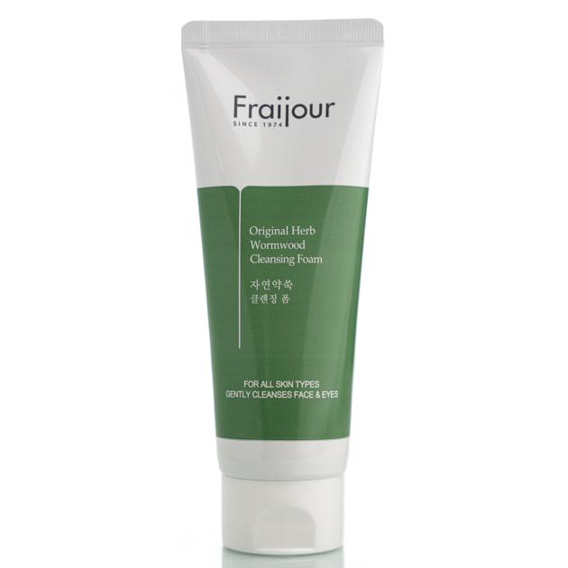 Пенка очищающая для лица с растительными экстрактами Fraijour Original Herb Wormwood Cleansing Foam 150 мл
