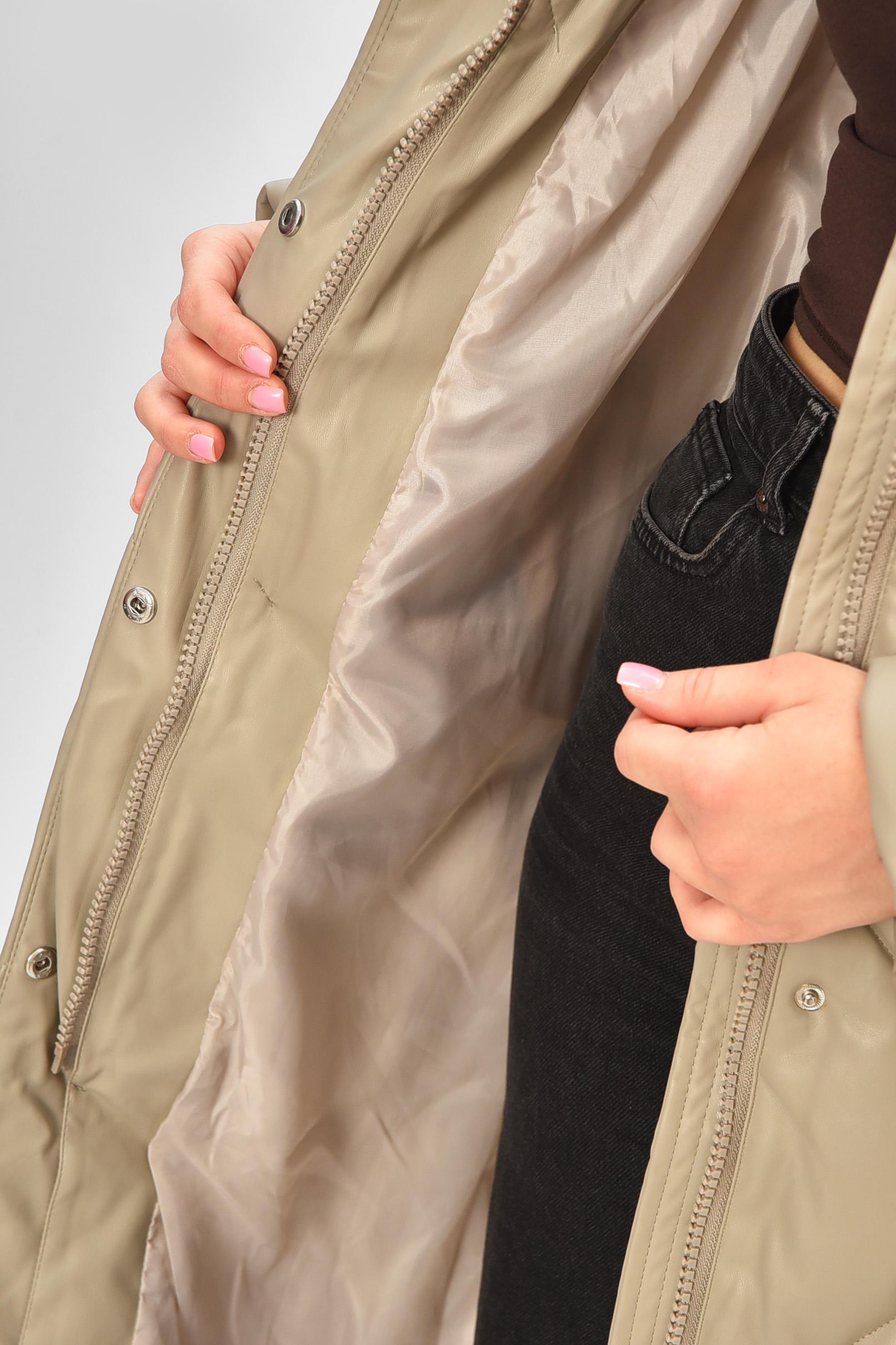 Куртка жіноча зимова L Сірий (207190) - фото 4