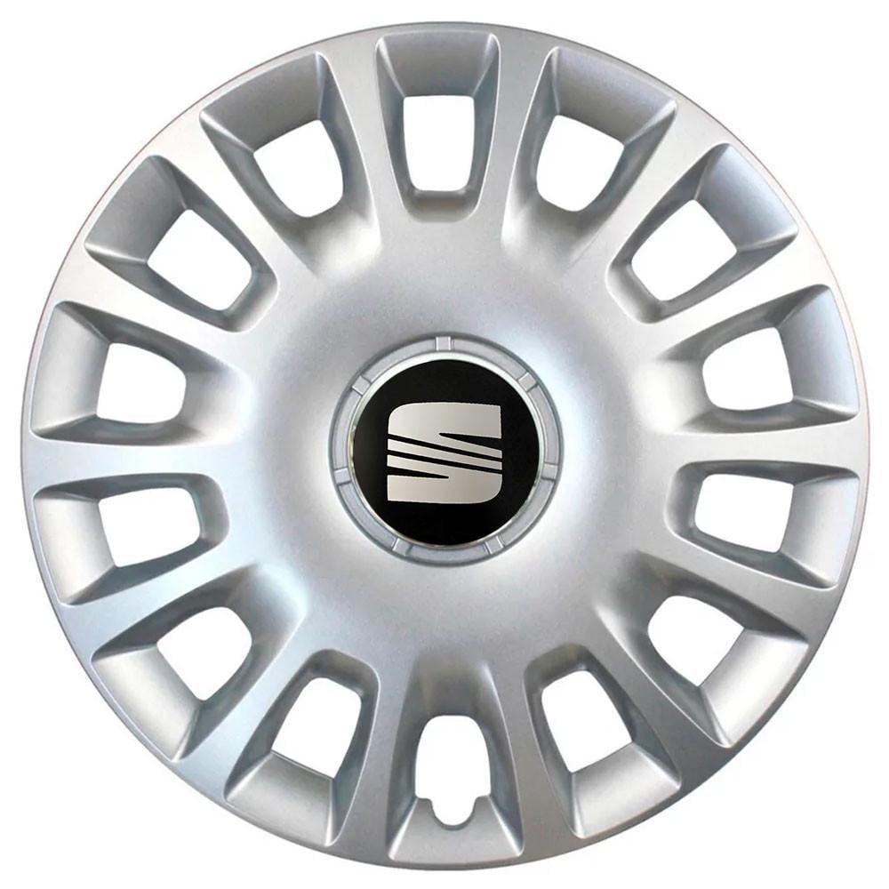 Колпаки SJS 109 с логотипом Seat 4 шт. R13 Серебряный (2789080763)