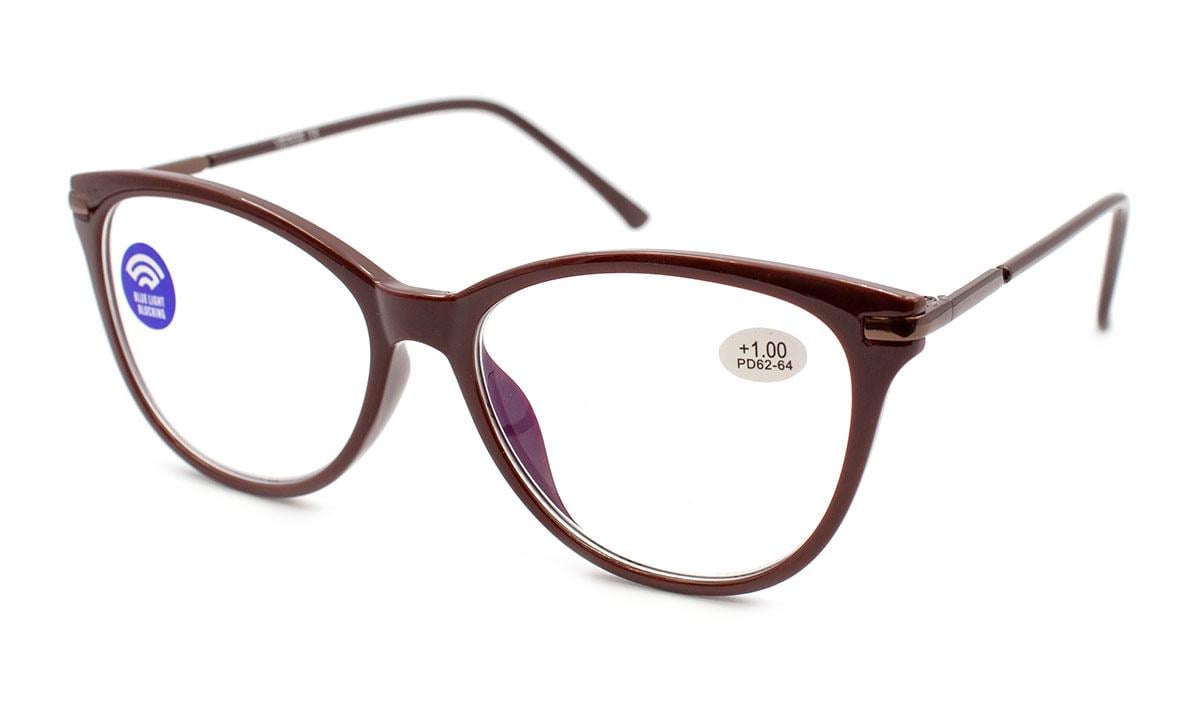 Окуляри для зору в пластиковій оправі Verse 323123-C3 Blue Blocker -2,50