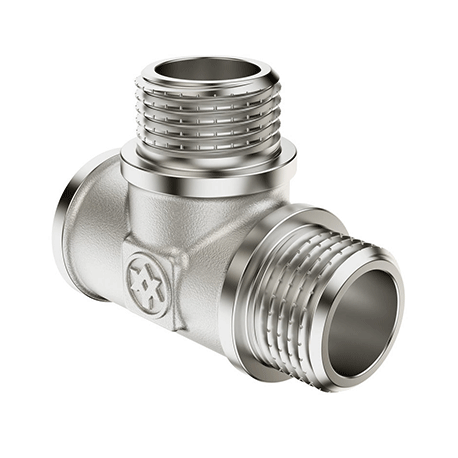 Тройник Miraya никелированный ЗЗВ 1/2" (TU-14884)