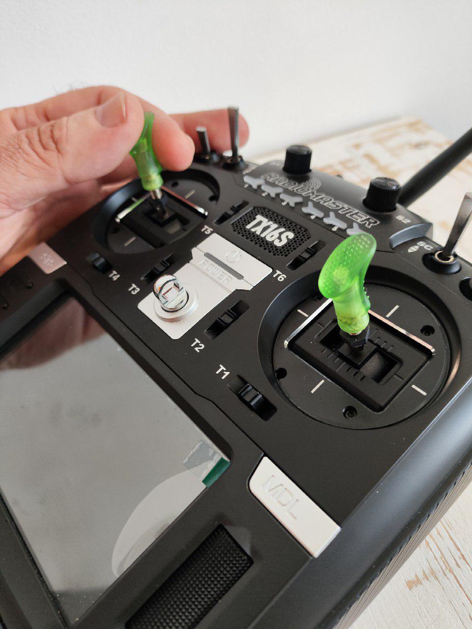 Наконечники стиков пульта FPV Gimbal Stick Ends Зеленый (mod7-M4-green) - фото 4