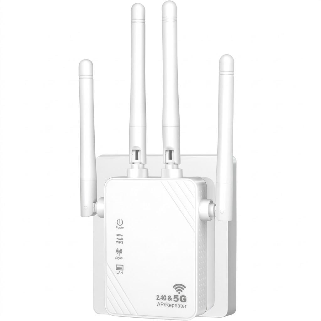 Репітер WiFi WALALLA 1200 Mbps двохдіапазонний 2,4/5 GHz (33245268)