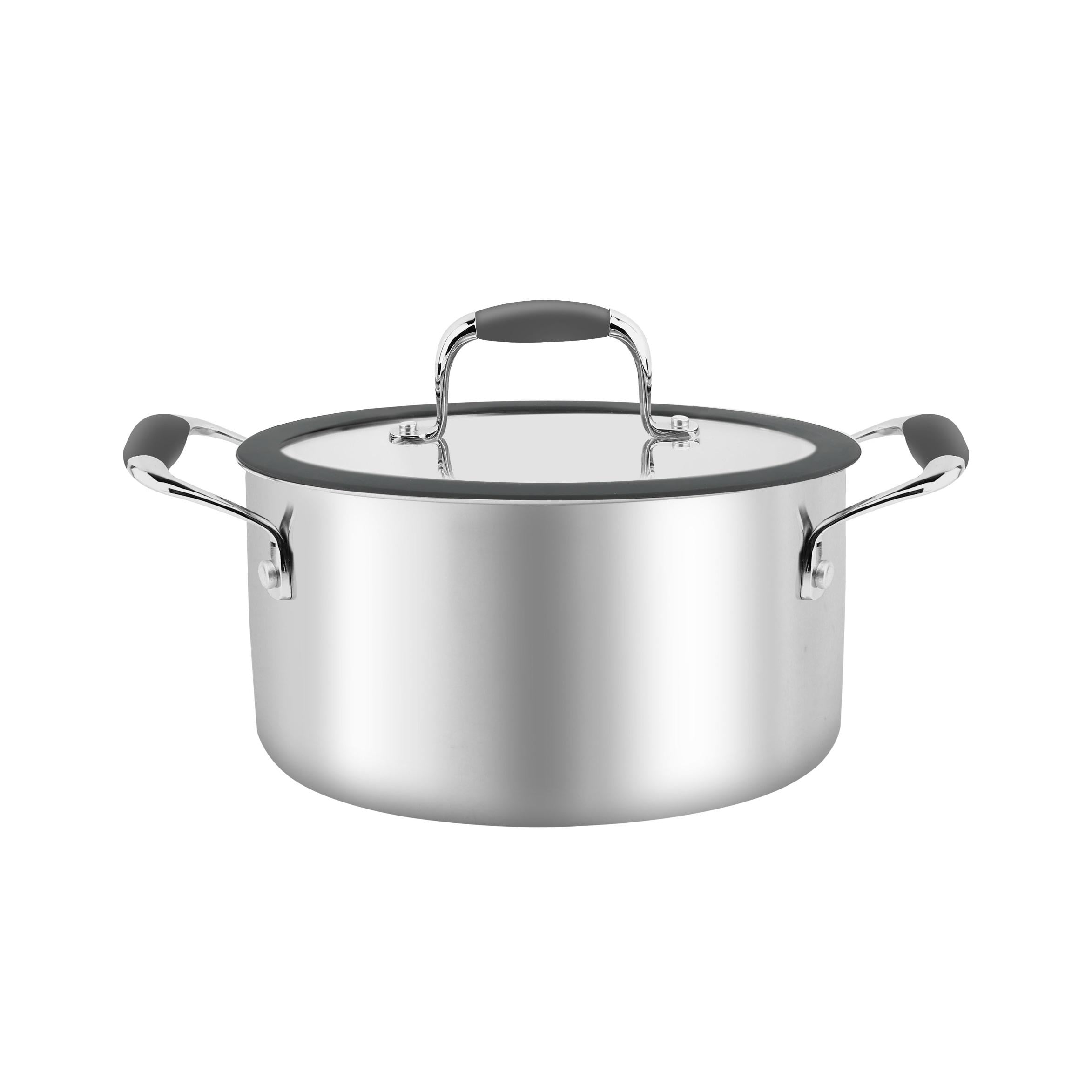 Кастрюля с крышкой BRAVIRA BR8105-18 нержавеющая сталь 2,9 л (23108)