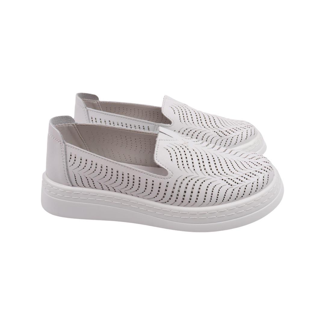 Туфли женские Li Fexpert из кожи р. 38 Белый (944-22LTCP)