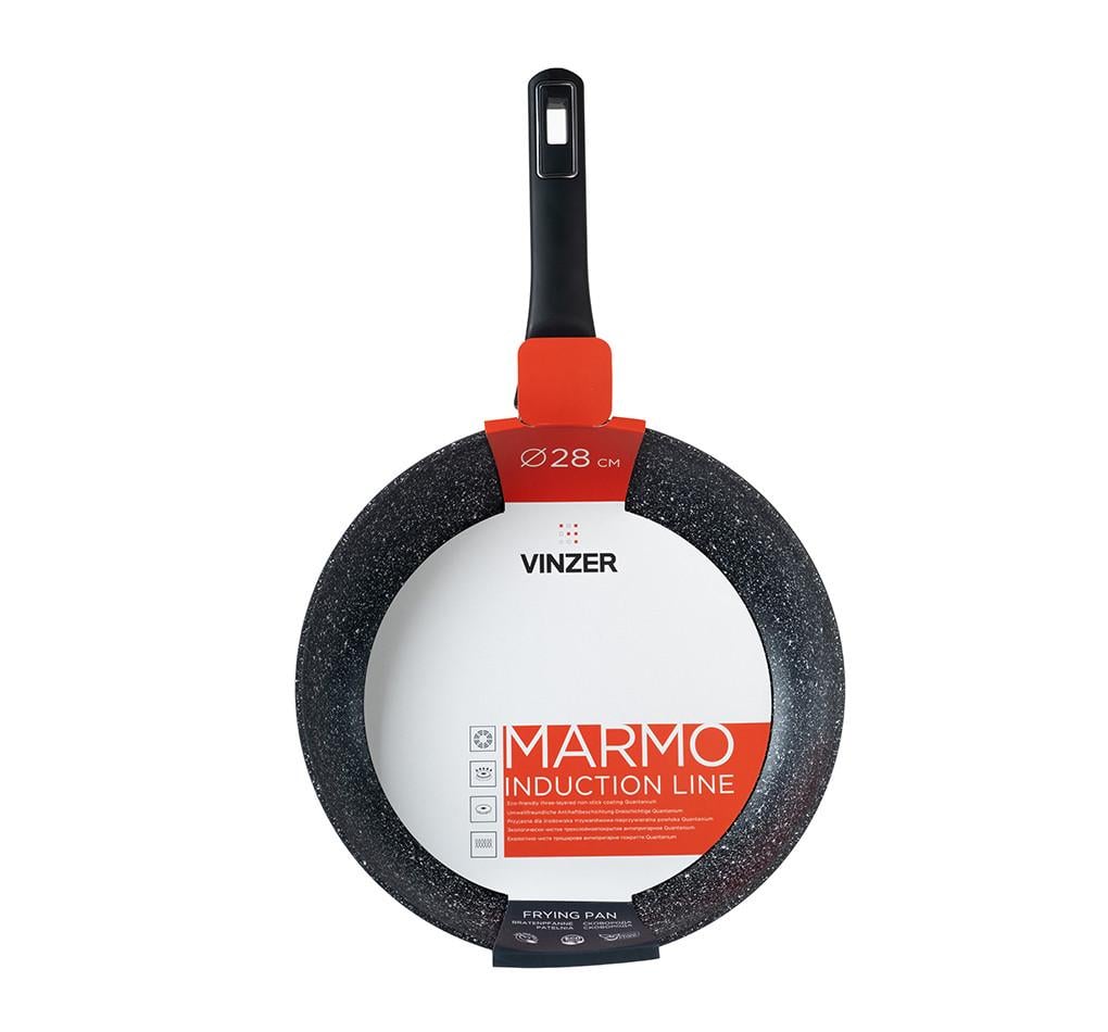 Сковорода антипригарная Vinzer Marmo 28 см (50414)