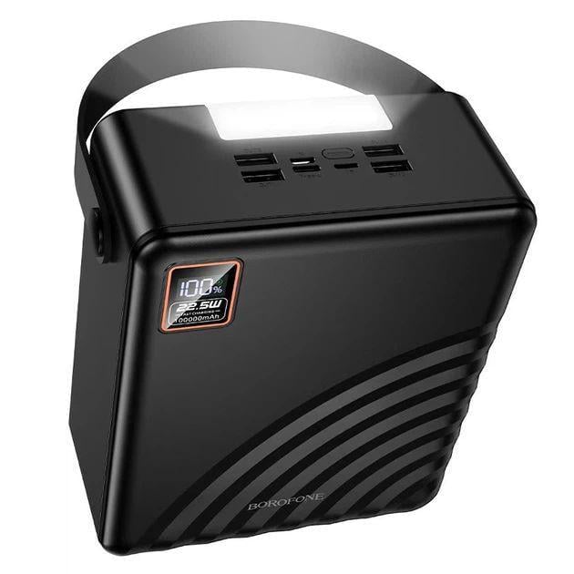 Павербанк Borofone BJ85 100000 mAh 22,5W 4USB/2Type-C/Lightning с быстрой зарядкой 22,5W+PD20W и фонарем Bl (36092958)