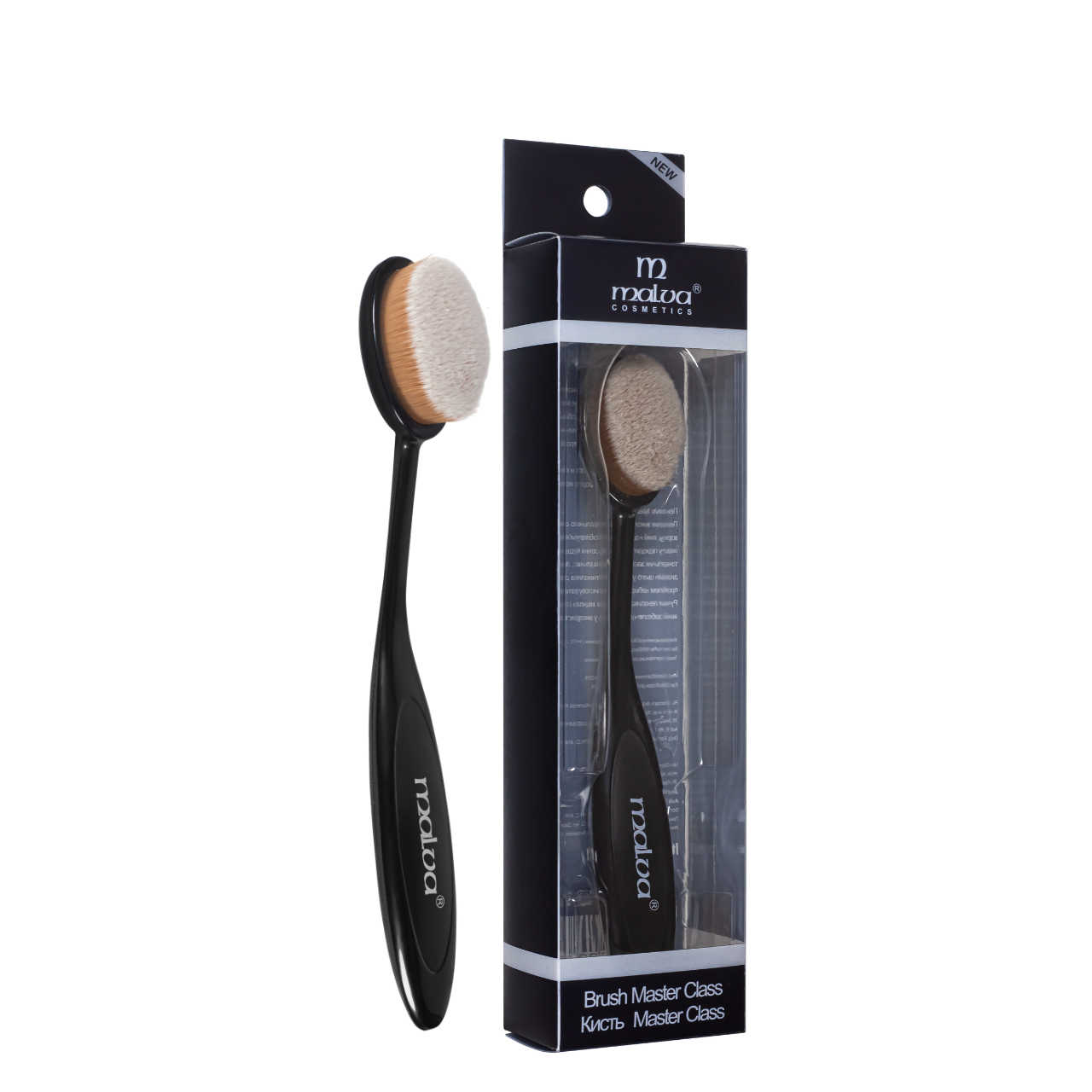 Пензель косметичний для тонального крему Malva Cosmetics М309 №321