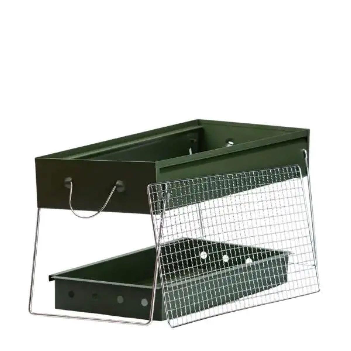 Мангал портативний складаний з решіткою 51,5x23x25 см (4056) Мангал портативний складаний з решіткою 51,5x23x25 см (4056)