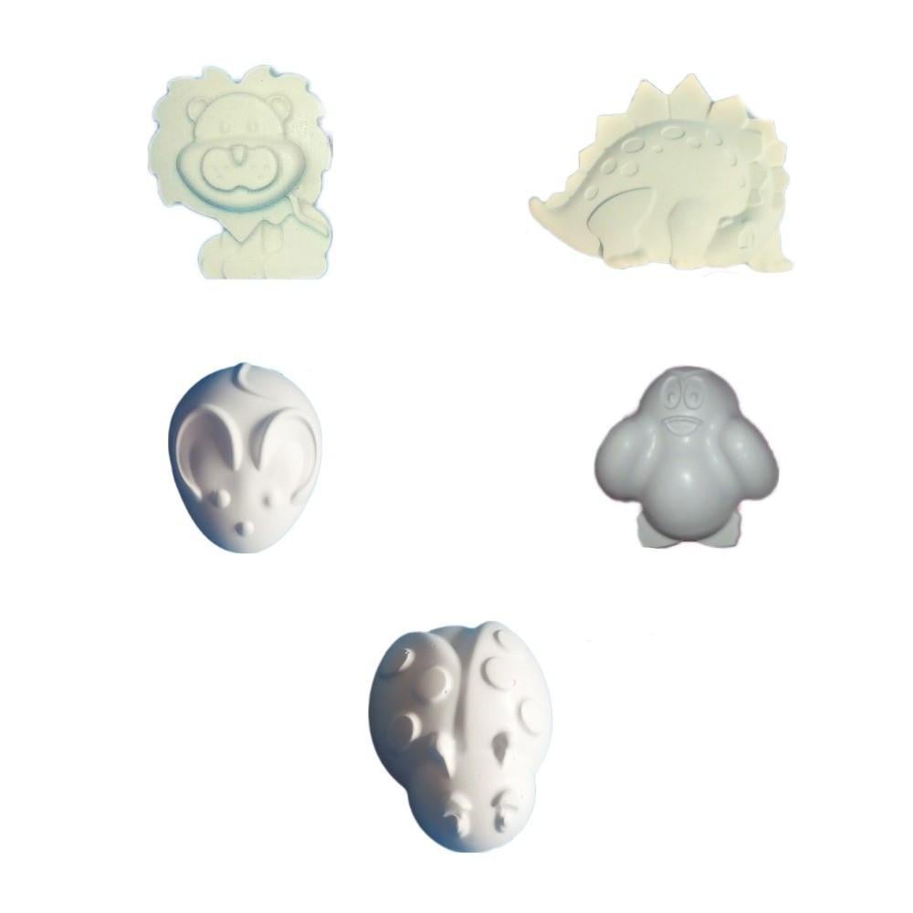 Фігурки для розмальовки 3D PandClub Тварини 5 шт. (2702788907)