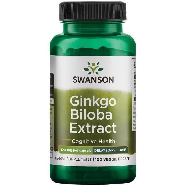 Гінкго Білоба пролонгованої дії Swanson 120 мг 100 капсул (SWU033)
