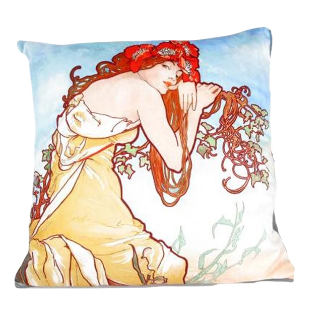 Подушка декоративная на молнии Carmani A. Муха Четыре времени года Лето 45х45 см (021-1501) Подушка декоративная на молнии Carmani A. Муха Четыре времени года Лето 45х45 см (021-1501)