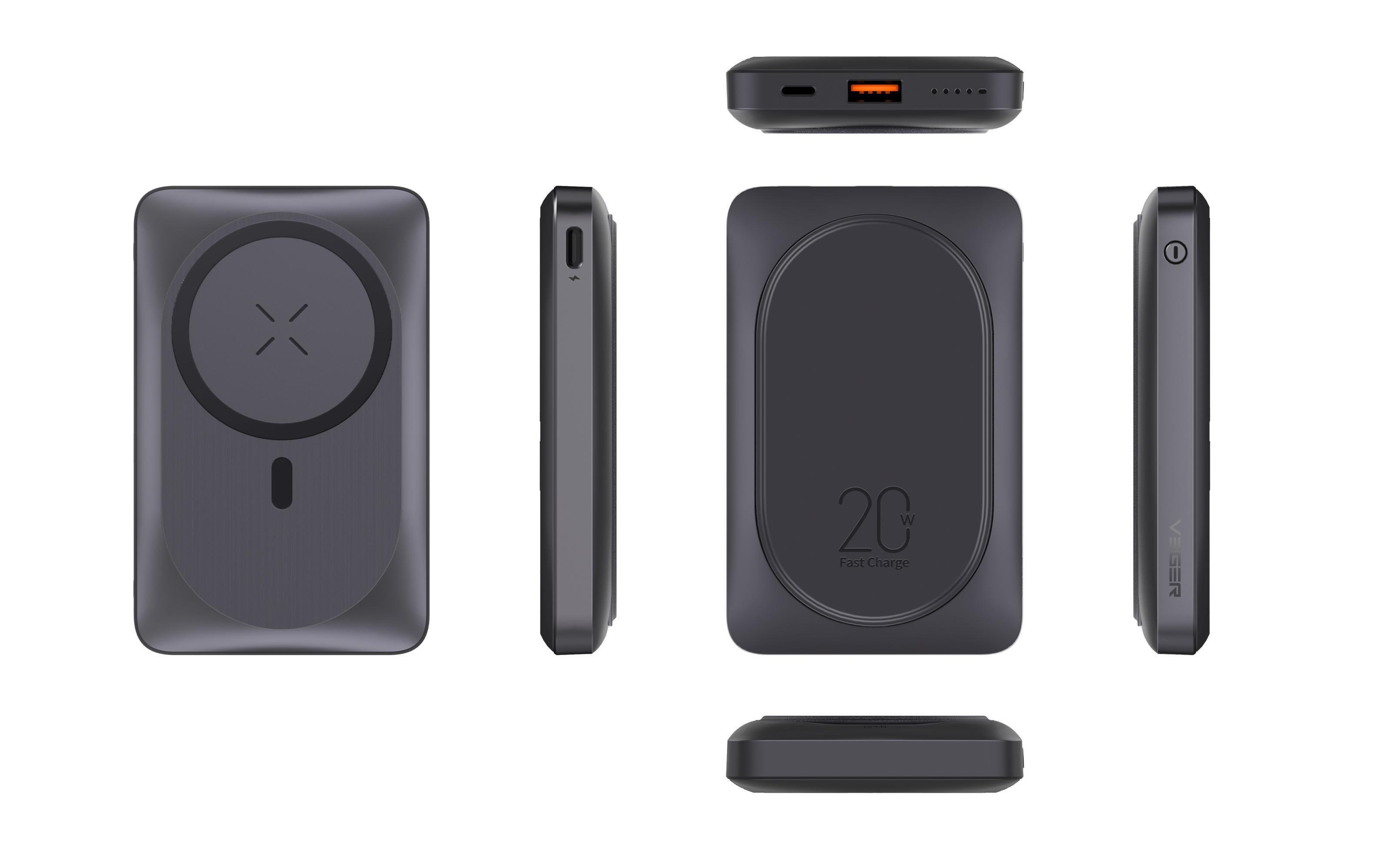 Повербанк VEGER MagOnStand 10000 mAh (W1175) - фото 4 Повербанк VEGER MagOnStand 10000 mAh (W1175) - фото 4